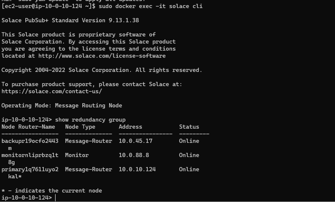 Viewing instances in the Solace CLI